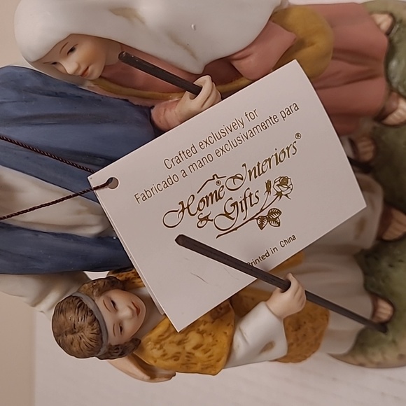 NWOT Vintage Home Interior The Shepherds Voice Figurine In Original Box - Picture 14 of 17